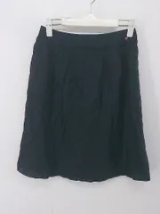 ◇ SONIA RYKIEL ソニア リキエル 膝丈 台形 スカート サイズ38 ブラック レディース P  【中古】 【1211280006524】