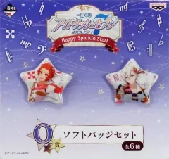 【中古】バッジ・ピンズ(キャラクター) 七瀬陸/九条天 ソフトバッジセット 「一番くじ アイドリッシュセブン Happy Sparkle Star!」 O賞
