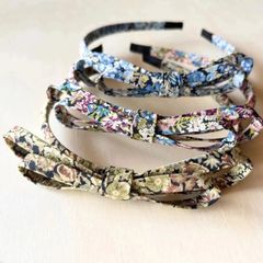 リバティ　リボンカチューシャ