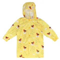 ☆ イエローｘヒヨコ ☆ S(90-100cm) ☆ sy7005 キッズレインコート レインコート キッズ ランドセル対応 男の子 女の子 レインポンチョ おしゃれ レインウェア 合羽 カッパ 小学校 小学生 通園 通学 幼稚園 保育園 子供 こども