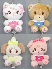 【中古】キーホルダー 全4種セット 「mikko characters ぬいぐるみ2」