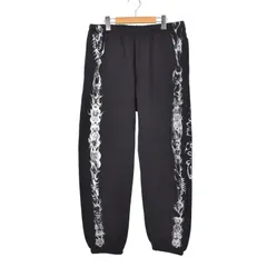 シュプリーム SUPREME 20SS Animals Sweatpants アニマル スウェットパンツ 裏起毛 両サイド柄 プリント L 黒 ブラック ■GY18のサムネイル