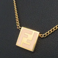 フェンディ FENDI ズッカ ネックレス ゴールド メッキ レディース アクセサリー 管理10945のサムネイル