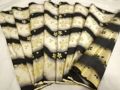 平和屋着物○両面 全通柄袋帯 本場結城玉紬 結織苑