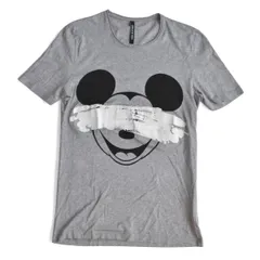 NEIL BARRETT × DISNEY ニールバレット ミッキー プリントTシャツ サイズXS グレー メンズ ポルトガル製