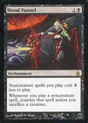 【中古】マジックザギャザリング 77/306[R]：【RAV】Blood Funnel/血の呼び水のサムネイル