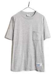 【お得なクーポン配布中!】 00s ディスカス ポケット付き 無地 半袖 Tシャツ メンズ XL / 古着 00年代 オールド DISCUS 無地T ポケT コットン 大きいサイズ カットソーのサムネイル