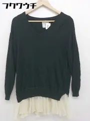 ◇ Ray BEAMS レイ ビームス 長袖 カットソー ブラック ホワイト レディース 【中古】 【1105170007107】