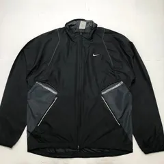 Nike ナイロンジャケット Lサイズ ホワイト/グレー/ブラック 98年製 NIKE ACG Logo Nylon Jacket 生成り灰 L 90s ナイキ