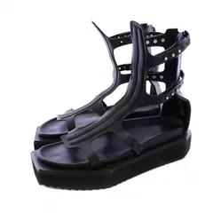 【付属品なし】Rick Owens スポーツサンダル ブラック/ホワイト 46 付属品なし】Rick Owens スポーツサンダル ブラック/ホワイト 46