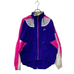 NIKE ナイロンジャケット Mサイズ位 レディース 表記サイズM(10-12) ナイキ 90年代 パープル 古着卸 アメリカ仕入 t2503-3399