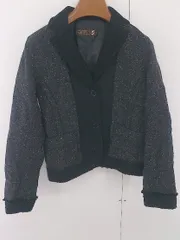 ◇ PAGEBOY ページボーイ ツイード 長袖 ジャケット サイズM ブラック マルチ レディース E  【1304180009037】