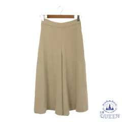 【訳アリ】 INED イネド パンツ ボトム サイドファスナー カジュアル レディース ベージュ 9 901-10380 送料無料 古着