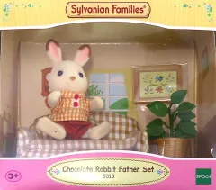 【中古】おもちゃ Chocolate Rabbit Father Set -ショコラウサギのお父さん・家具セット- 「シルバニアファミリー」