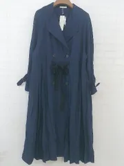 ◎ 新品 k* ケイ タグ付き プリーツ切替ロングトレンチコート 11494