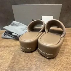 BALENCIAGA バレンシアガ クリアベージュ サンダル 43 BALENCIAGA(バレンシアガ) スニーカー ベージュ サイズ 43