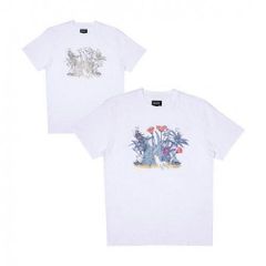 リップンディップRIPNDIP Tシャツ Nerm Paradise UV tee 半袖 プリント ストリート ホワイト　 Mサイズ リップンディップ