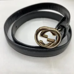✨良品✨GUCCI グッチ レザー ベルト ブラック レディース 2025年最新】GUCCI レディース ベルトの人気アイテム - メルカリ