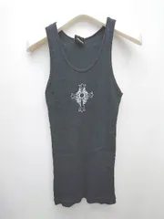楽天市場】CHROME HEARTS(クロムハーツ) サイズ:M CH LOGO Tank top フロントロゴプリント タンクトップ  ブラック【中古】【程度B】【カラーブラック】【取扱店舗OneStyleプロペラ通り店】 : ブランド買取・販売 BRING