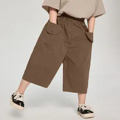 韓国子供服 子供服 男の子 パンツ 7分丈 キッズ ワイドパンツ アラジンパンツ ダンスパンツ ゆったり おしゃれ ボーイズ カジュアル 通園 通学  ボトムス ウエスト ゴム カジュアル changguo17