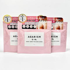 AGARISM Q+Me SWEET BOMB THALASSO SCRUB アガリズム キューミー スウィートボム タラソスクラブ スクラブ洗浄料 90g 3袋セット