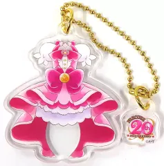 【中古】キーホルダー キュアフローラ コスチュームアクリルチャーム 「一番くじ プリキュア 20th Anniversary!」 E賞