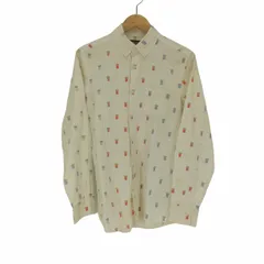 フィフティーファイブディーエスエル 55DSL エンブレム プリント ストライプ L/S シャツ メンズ import：S 