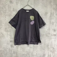 earth music&ecology  アースミュージックアンドエコロジー　半袖Tシャツ　ダークグレー　レディース　Fサイズ