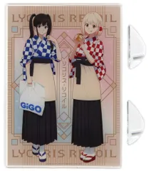 【中古】アクリルスタンド・アクリルパネル 錦木千束＆井ノ上たきな アクリルアートスタンド 「リコリス・リコイル×GiGO POP UP SHOP」