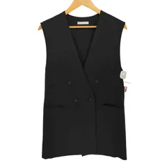 ICB ジレ ベスト ドライコットン ブラック セール】 【洗える】ウール2WAYストレッチ ジレ （ベスト）｜ICB