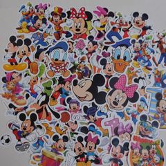 ディズニーキャラクター防水シール50枚セット