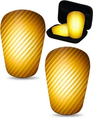 Ｏｋｉｍａ Okima シンガード 超小型8.3cmx6.3cm レガース すね当て 軽量 13g サッカー フットサル 大人用 1ペア ケース付(サルファーイエロー,  縦8.3cm　横6.3cm)