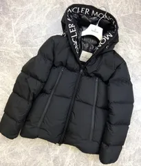 【美品】19年製 MONCLER （モンクレール） MONTCLA MONTCLA JACKET/モンクラ ロゴ刺繍 ダウンジャケット  メンズ ジャケット ブラック E20914194385 C0300 サイズ2のサムネイル