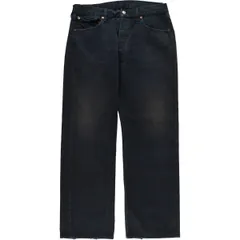 古着 リーバイス Levi's リーバイス501 ユーロモデル ブラックデニム ストレートデニムパンツ メンズw34相当/eaa556730