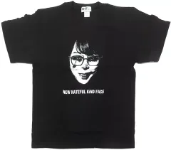 【中古】Tシャツ(女性アイドル) ハシヤスメ・アツコ(BiSH) KiND FACE Tシャツ Tシャツ ブラック XLサイズ 「NEW HATEFUL KiND TOUR」
