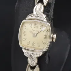 1014 Bulova シルバー 手巻き時計 1014 Bulova シルバー 手巻き時計 レディース