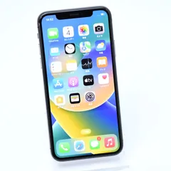 【液晶美品】au SIMフリー iPhoneX 256GB スペースグレイ