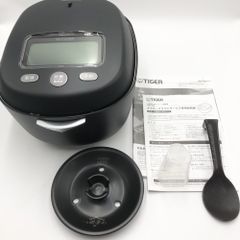 タイガー魔法瓶(TIGER) 炊飯器 5.5合 土鍋圧力IH式 最上位モデル 日本製 土鍋ご泡火炊き 環境配慮パッケージ ブラック JRX-G100KG JRX-G100Kの展示品モデル