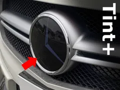 Tint+水洗→再利用Okベンツ W176エンブレム スモークフィルム(スモーク20％) Aクラス A180/A250/A45