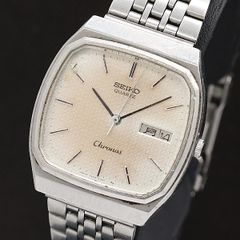 稼働品セイコークロノス 7433-7010 フルーテッド腕時計シルバー - メルカリ
