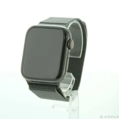 〔中古品〕 Apple Watch Series 5 GPS + Cellular 44mm スペースブラックステンレススチールケース スペースブラックミラネーゼループ【276】