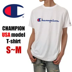 【新品・未使用】【ホワイト／白】【USAモデル】チャンピオン Tシャツ メンズ レディース キッズ CHAMPION ビッグT ロゴ 半袖 ロゴ おしゃれ 部屋着 スポーツ ジム ウェア ブランド 綿100％ S M