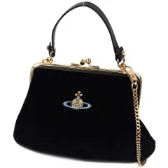 ヴィヴィアンウエストウッド ショルダーバッグ ハンドバッグ レディース がま口 2WAY チェーン ブラック Vivienne Westwood 52020003-W00BX-N405