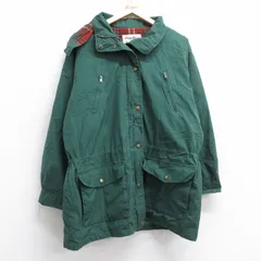 XL/古着 エディーバウアー 長袖 マウンテン ジャケット パーカー メンズ 00s ロング丈 緑 グリーン 内側ウール 25oct01 中古 アウター