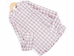 BARNYARDSTORM バンヤードストーム チェック ブラウス シャツ size1/赤xグレー ■◇ レディース