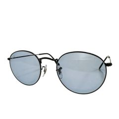 【Ray-Ban/レイバン】ORB3447 ROUND METAL サングラス メタル ブラック/ブルーグレイ  ユニセックス 【中古】【真子質店】【GD】