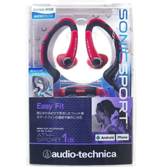 ◆新品未開封◆ATH-SPORT1iS RD スマートフォン用インナーイヤーヘッドホン オーディオテクニカ　レッド　audio-technica