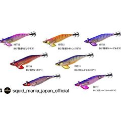 スクイッドマニアWILD CHASE B-TR 3.0 25g 2024NEWカラー 7本set‼️