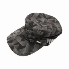 プーマ PUMA ワークキャップ ゴルフ ミリタリー プリント 総柄 ロゴ F 黒 ブラック /UO 1025のサムネイル