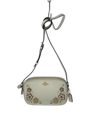 COACH ショルダーバッグ レザー ホワイト 花柄 F29370